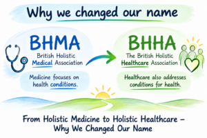 From BHMA to BHHA: medicine focuses on health conditions; healthcare also addresses conditions for health.